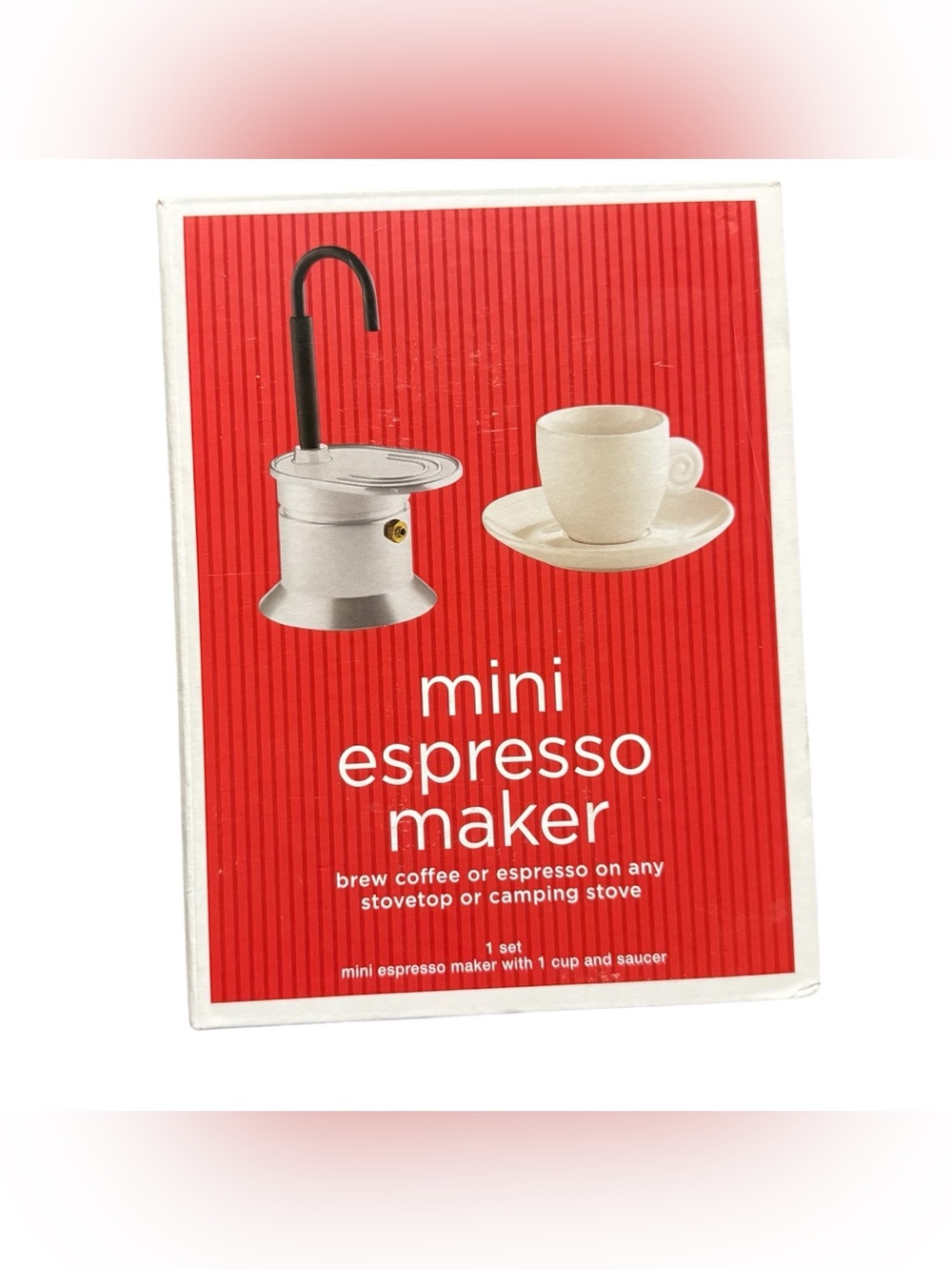 Mini Expresso Maker Camping Coffee Maker Stovetop Travel School Dorm